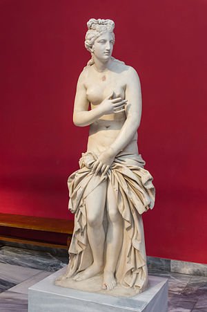 'n Weergawe van Afrodite in die Nasionale Argeologiese Museum in Athene.